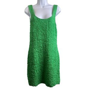 Rails Julie Crinkled Popcorn Kelly Green Dress Size M Bodycon Slinky